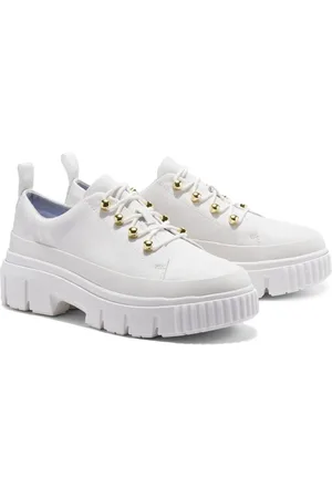 Timberland Sko, Dame, Hvid, 39 EU, Uld, Greyfield Oxford Sneakers