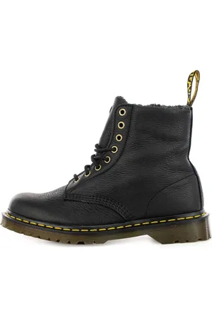 Dr. Martens Sko, Herre, Sort, 41 EU, Læder, Grizzly Sorte Ankelstøvler