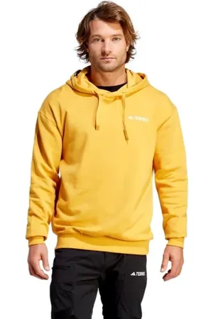 adidas Sweathshirts & Hoodies, Herre, Gul, L, Bomuld, Cotton Logo Hoody