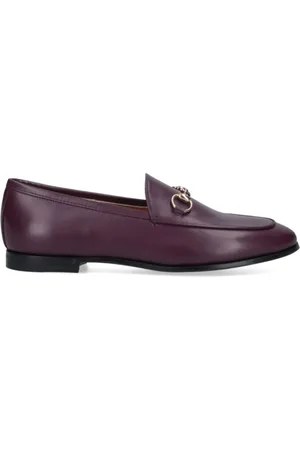 Gucci Sko, Dame, Lilla, 40 EU, Læder, Lilla Slip-On Horsebit Detalje Sko