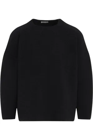FEAR OF GOD Strik, Herre, Sort, L, Uld, Ottoman Straight Neck Sweater
