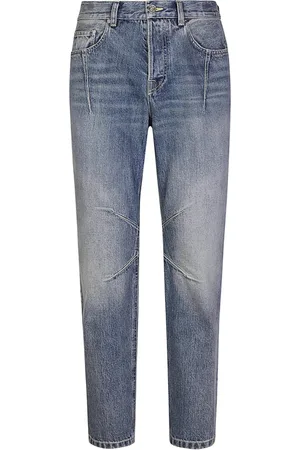 ELEVENTY Jeans, Herre, Blå, W34, Denim, Afslappet pasform denim bukser