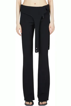 Courrèges Bukser, Dame, Sort, XS, Diving Crepe Bukser