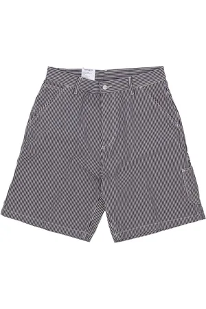 Carhartt Shorts, Herre, Sort, XS, Bomuld, Mørkeblå/Voksbehandlede Korte Stofbukser