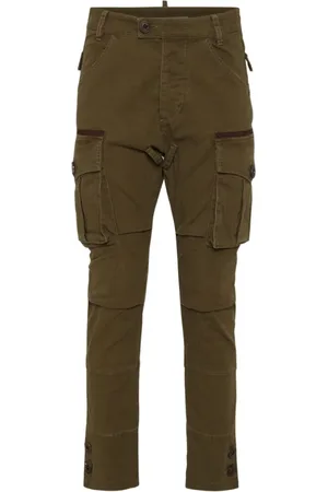 Dsquared2 Bukser, Dame, Grøn, 2XS, Slim-fit bukser