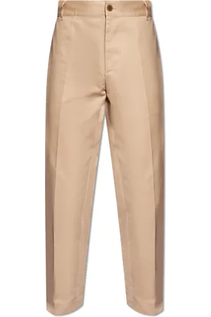 Maison Kitsuné Bukser, Herre, , S, Bomuld, Pleat-front Bukser