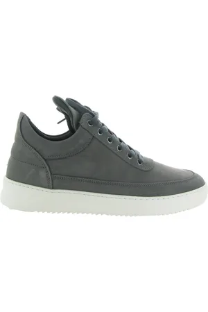Filling pieces Sko, Herre, Grå, 41 EU, Low Top Ripple Nubuck Shark