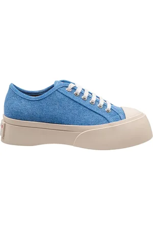 Marni Sko, Dame, Blå, 35 EU, Bomuld, Pablo Sneakers