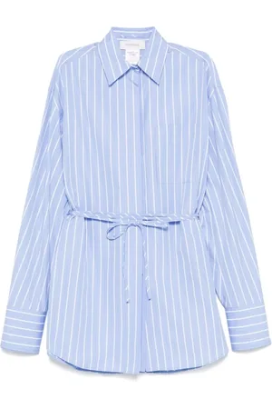 Sportmax Bluser & Skjorter, Dame, Blå, XS, Bomuld, Skjorter