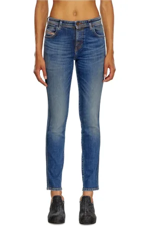 Diesel Jeans, Dame, Blå, W25, Uld, Stilfulde denim jeans