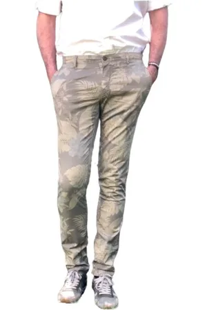 Masons Bukser, Herre, , 2XL, Bomuld, Blomstrede Chino Bukser med Lige Snit