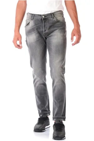 D.A. Daniele Alessandrini Jeans, Herre, Grå, W29, Denim, Klassiske Denim Jeans