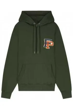 Filling pieces Sweathshirts & Hoodies, Herre, Grøn, XS, Bomuld, Pullover Hættetrøje