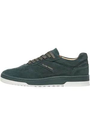 Filling pieces Sko, Herre, Grøn, 44 EU, Suede, Ace Suede Mørkegrøn