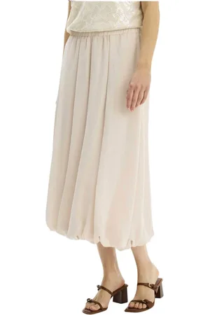 In Front Nederdel, Dame, , 2XL, Lys Sand Juno Nederdel