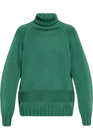 Dsquared2 Strik, Herre, Grøn, S, Uld, Grøn Rullekrave