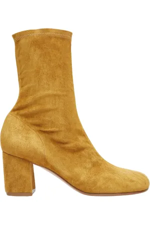 DRIES VAN NOTEN Sko, Dame, Brun, 36 EU, Suede, Suede Støvler med Hæl
