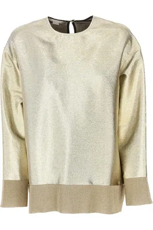 Stella McCartney Bluser & Skjorter, Dame, Gul, S, Bomuld, Casual bomulds T-shirt