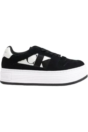 Calvin Klein Sko, Dame, Sort, 41 EU, Læder, Premium Læder Sneakers