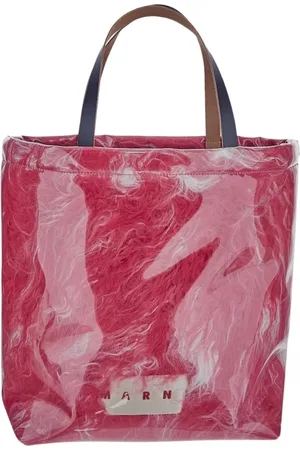 Marni Taske, Dame, Lyserød, ONE SIZE, Uld, Shearling Tote Bag