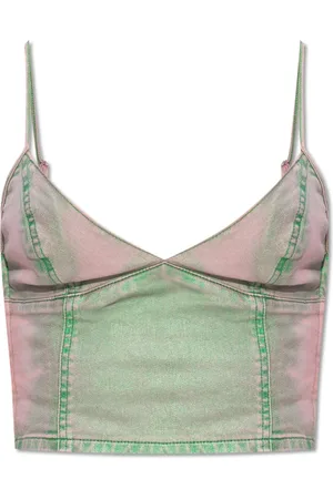 Diesel Top, Dame, Grøn, L, Uld, De-Fulvy-S Tanktop