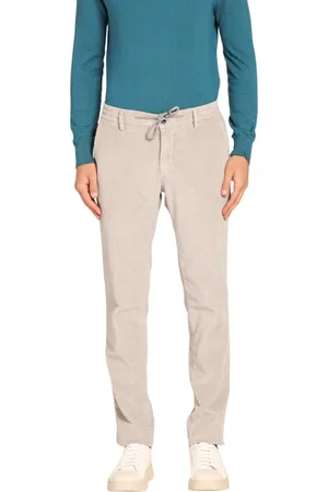 Masons Bukser, Herre, Grå, M, Bomuld, Velvet Chino Bukser Ekstra Slim Fit