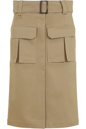 Chloé Nederdel, Dame, , XS, Bomuld, Midi Nederdel