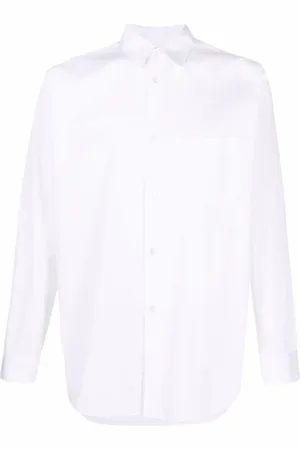 Comme des Garçons Skjorte, Herre, Hvid, XL, Bomuld, Bomuldsskjorte