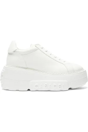 Casadei Sko, Dame, Hvid, 38 EU, Læder, Nexus Læder Sneakers