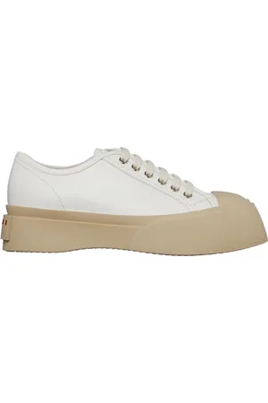 Marni Sko, Dame, Hvid, 36 EU, Læder, Pelle Sneaker