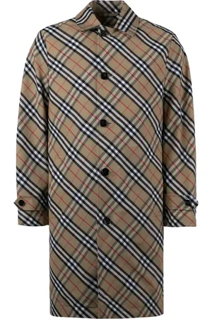 Burberry Frakke, Herre, , L, Polyester, Ternet bilfrakke med slids bagpå