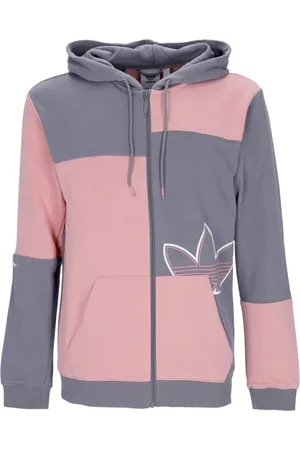 adidas Sweathshirts & Hoodies, Herre, Lyserød, M, Bomuld, Letvægts Hættetrøje Sport Zip