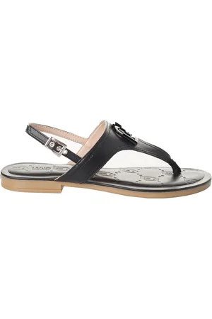 Liu Jo Sko, Dame, Sort, 36 EU, Læder, Flade sandaler