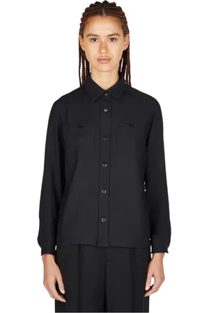 A.P.C. Skjorte, Dame, Sort, 2XS, Uld, Chloe Skjorte