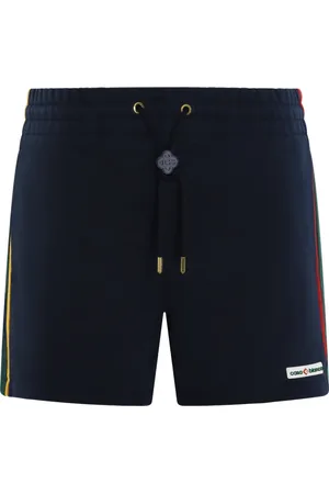 Casablanca Shorts, Herre, Blå, S, Bomuld, Colorblock Casual Shorts
