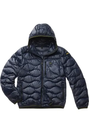 Blauer Jakke, Dame, Blå, M, Nylon, Nylon Wave Puffer Jakke