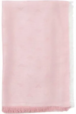 Emporio Armani Tilbehør, Dame, Lyserød, ONE SIZE, Uld, Scarf Collection