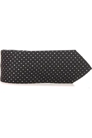 CANALI Tilbehør, Herre, Sort, ONE SIZE, Plain Silk Tie