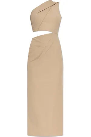 Max Mara Kjole, Dame, , 2XS, Uld, Off-shoulder Kjole