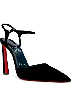 Christian Louboutin Sko, Dame, Sort, 36 1/2 EU, Condora Riviera 100 Pumps