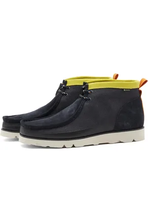 Clarks Sko, Herre, Blå, 42 EU, Suede, Wallabee 2.0 Gore-Tex Navy Combi-40
