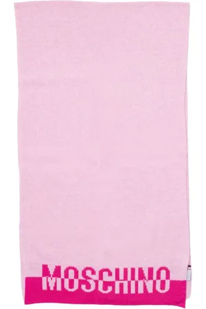 Moschino Tilbehør, Dame, Lyserød, ONE SIZE, Uld, Wool-Blend Tørklæde Efterår/Vinter Kvinder