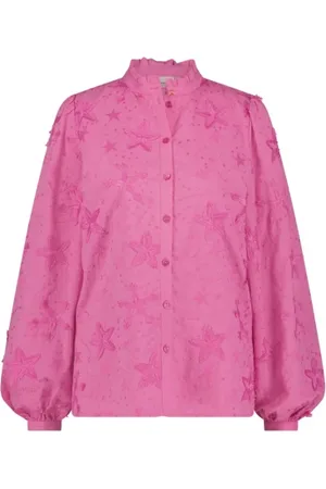 Fabienne Chapot Bluser & Skjorter, Dame, Lyserød, S, Uld, Stilfuld Bluse
