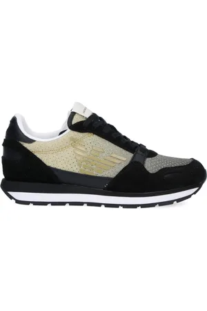 Emporio Armani Sko, Dame, Sort, 36 EU, Læder, Sneakers