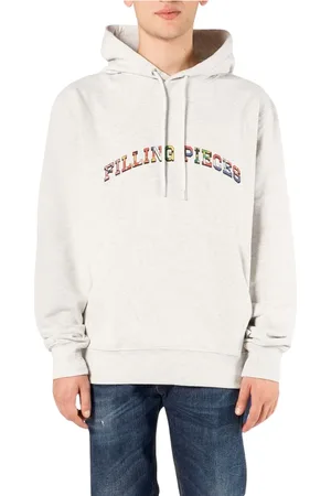 Filling pieces Sweathshirts & Hoodies, Herre, Grå, XL, Uld, Hoodie