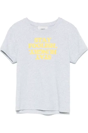 COPERNI Top, Dame, Grå, XS, Heather Grå Crew Neck T-shirt