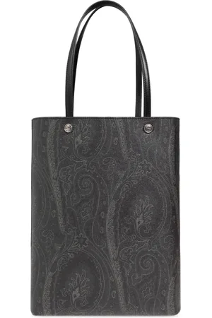 Etro Taske, Herre, Grå, ONE SIZE, Læder, Paisley Shopping Bag
