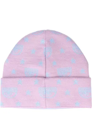 Chiara Ferragni Tilbehør, Dame, Lyserød, ONE SIZE, Uld, Beanie