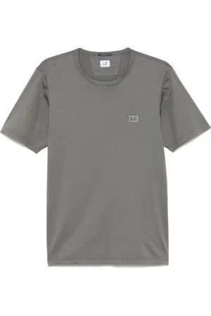C.P. Company Top, Herre, Grå, S, Crew Neck Kortærmet T-shirt