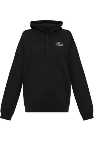 Lacoste Sweathshirts & Hoodies, unisex, Sort, XS, Bomuld, Hoodie
